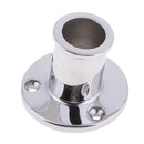 84 Degree Stainless Steel Hand Rail Fittings 25mm/1" Round Base Deck