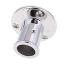 84 Degree Stainless Steel Hand Rail Fittings 25mm/1" Round Base Deck