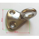 Heavy Duty Stainless Steel Hook Ring Eye Plate Cable Rope Chain Boat