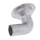 32mm 90Â° Mirrored Polished Boat Deck Drain Stainless Steel Marine Hardware Parts