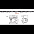 Marine Boat Panel 3 Way Lighted Rocker Bilge Pump Switch 12V Off Auto Manual