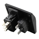 Marine Boat Panel 3 Way Lighted Rocker Bilge Pump Switch 12V Off Auto Manual