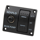 Marine Boat Panel 3 Way Lighted Rocker Bilge Pump Switch 12V Off Auto Manual