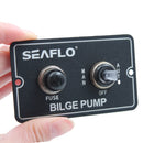 Seaflo Marine Boat Caravan Bilge Pump Switch Three-Way Panel - AUTO/OFF/MAN