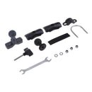 Motorcycle Composite Double Socket Arm U Bolt Mount For 1" Ball Bases