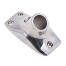 1 Piece Silver Boat Railing/Handrail Square Bottom Round Tube Base 20mm Boat Hardware