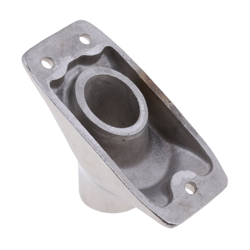 1 Piece Silver Boat Railing/Handrail Square Bottom Round Tube Base 20mm Boat Hardware