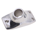 1 Piece Silver Boat Railing/Handrail Square Bottom Round Tube Base 20mm Boat Hardware