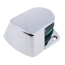 1 Piece Silver Boat Stainless Steel Lights Bow Navigation Light Bi-Color Lens Signal Light