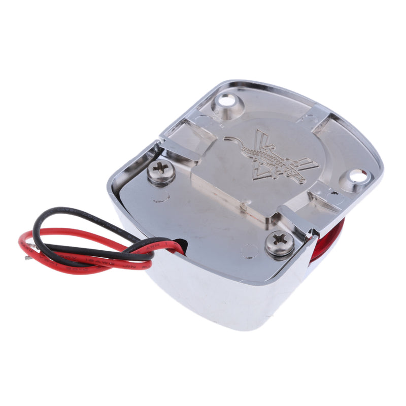 1 Piece Silver Boat Stainless Steel Lights Bow Navigation Light Bi-Color Lens Signal Light