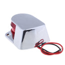 1 Piece Silver Boat Stainless Steel Lights Bow Navigation Light Bi-Color Lens Signal Light