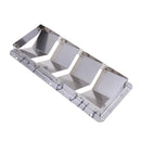 Boat Marine Stainless Steel Vent 269mm L x 110mm W x 30mm H (4 Louver)