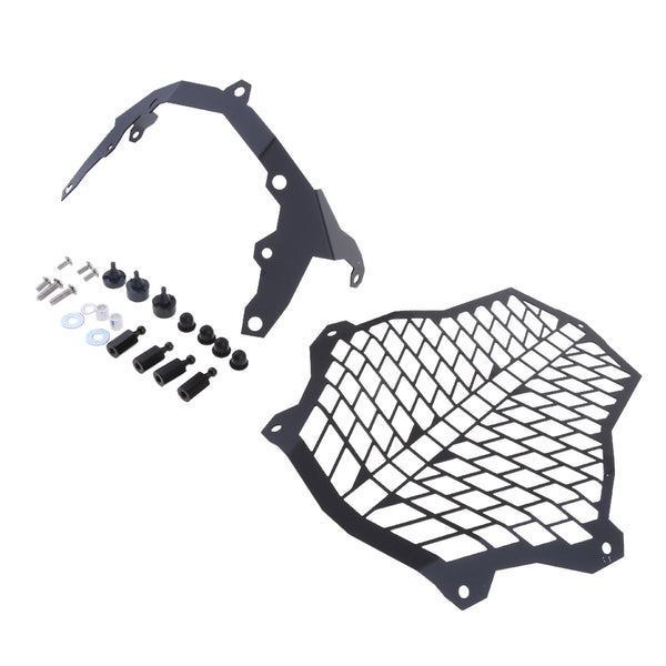 1 Set Black Aluminum Motorbike Head Light Grill Cover Fits KTM 1190 Adventure&ADV R