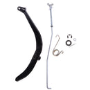 Motorcycle Rear Back Brake Foot Lever Pedal Rod Assy For Yamaha PW80 Black