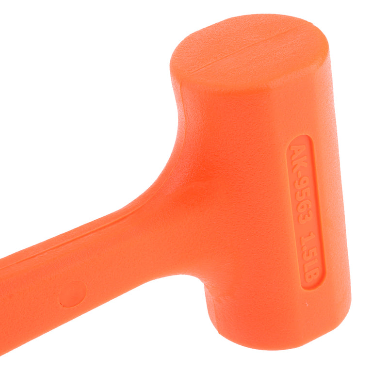 1.5lb Dead Blow Hammer Dual Head Rubber Mallet Hammer 12'' Unibody Molded