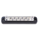 1 Piece Silver Bus Bar Electrical Terminal Junction 10P for Boat Marine