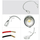 Marine Boat 12V 3W LED Desk Lamp Touch Sensor Switch Interior Reading Light