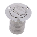 Deck Filler Boat 50mm 316 Marine Grade Stainless Steel Waste Flush Mount