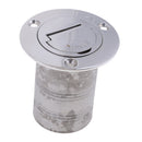 50mm Boat Deck Filler w/ Keyless Cap 2'' Water Marine 316 Stainless Steel