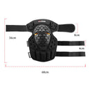 Adjustable Motorcycle Knee Pad Protector Antislip Knee Shin Guard Crashproof