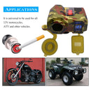 Waterproof Cargo Dual 5V USB Cell Phone GPS 12V Motorcycle Auto Cigarette Lighter Socket Intergration Motorcycle Power Port Socket Charger Outlet with Switch and Handlebar Clamp
