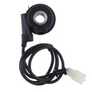 Metal Motorcycle Digital Odometer Speedometer KPH Sensor Cable 3 Wires Black