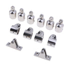 16pcs Stainless Steel 3-Bow 7/8'' Bimini Top Boat Fittings Marine Hardware