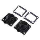 2Pcs Carburetor Intake Manifold Boots & 2Pcs Gaskets for Yamaha Banshee 350 YFZ350 1987-2006