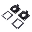 2Pcs Carburetor Intake Manifold Boots & 2Pcs Gaskets for Yamaha Banshee 350 YFZ350 1987-2006