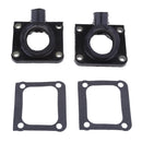 2Pcs Carburetor Intake Manifold Boots & 2Pcs Gaskets for Yamaha Banshee 350 YFZ350 1987-2006