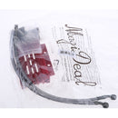 1 Set Iron Motorbike Engine Fuel Cooling Radiator & Hose 125cc for Pit Dirt Bike Red