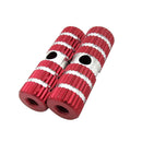 10mm Red Metal Rear Pillion Passenger Foot Rest Foot Pegs Scooter Motorcycle