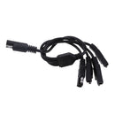 SAE Extension Wire Adapter Connector with 5 Way Cable for Car Motorcycle