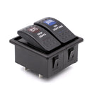 2 Gang Plastic Rocker Switch Clip Panel Holder Housing for ARB Carling Type