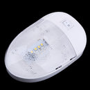 1 Piece White Plastic Car Boat Yacht Interior Roof Ceiling Lamp Reading LED Light 12V