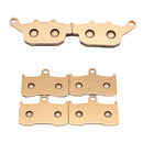 Motorcycle Front + Rear Brake Pads for Kawasaki Z900 17-18 / Z800 13-16