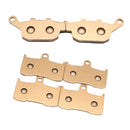 Motorcycle Front + Rear Brake Pads for Kawasaki Z900 17-18 / Z800 13-16