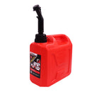 Seaflo Auto Car Shut Off Gasoline Can Red 1.3 Gallon 5 Litres Gas Fuel Petrol Tank