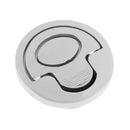 Round 5cm/2'' Hatch Pull Handle Flush Lifting Ring Hatch Locker Latch Boat Caravan Marine 316 Stainless Steel
