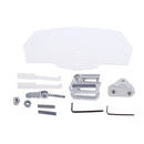 Universal Motorcycle Adjustable Extension Deflector Windscreen Windshield Spoiler For Harley