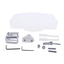 Universal Motorcycle Adjustable Extension Deflector Windscreen Windshield Spoiler For Harley