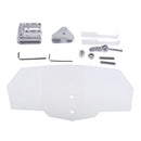 Universal Motorcycle Adjustable Extension Deflector Windscreen Windshield Spoiler For Harley