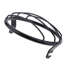 1 Piece Black Metal Motorbike Headlight Grill Side Mount Cover Cruiser