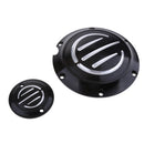 Black CNC Derby Timing Timer Cover for Harley XL 883 Sportster Custom 1998-2008