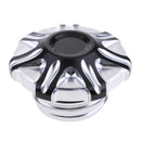 CNC Aluminum Fuel Gas Tank Cap Cover For Harley 1992-later XL and Dyna