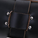 Black Motorcycle Tool Bag Saddlebag PU Leather Storage Tool Pouch For Harley