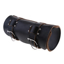 Black Motorcycle Tool Bag Saddlebag PU Leather Storage Tool Pouch For Harley