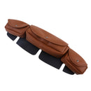 Brown 3 Pocket Windshield Fairing Saddle Pouch Bag for Harley FLHX FLHT