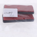 2 Pieces Square Red Reflectors Universal for Motorcycles ATV Bikes Dirt Bike