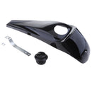 Black Smooth Dash Fuel Console W/ Gas Tank Cap For Harley Road Glide 2008-2013